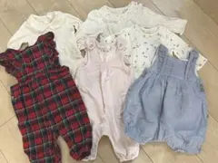 next baby ロンパース　オーバーオール　セット