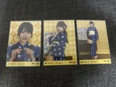 乃木坂46 生写真 岡本姫奈 浴衣 3種コンプ