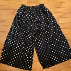 グローバルワーク ドット柄ワイドパンツ160