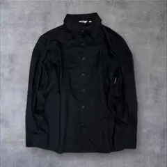 UNIQLO U ユーティリティオーバーサイズシャツ L 黒
