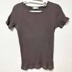 しまむら Helm リブトップス リブTシャツ