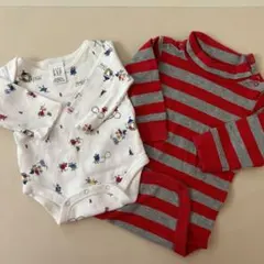 baby GAP 新生児用ロンパース 2点セット