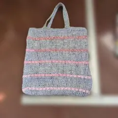 レース編みエコバッグ 　サブバック