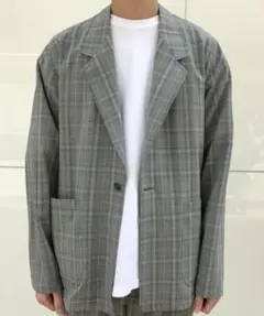 beams ビームス　春夏用ジャケット　シアサッカー生地　セットアップのサムネイル