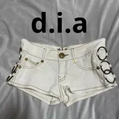 【激レア】d.i.a. 平成全盛期 リング付き鬼ショーパン アイボリー