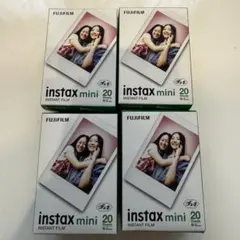 新品 チェキ用フィルム instaxmini 20枚入×4箱 計80枚