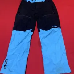 OAKLEY スノーボードウェア XL ブラック＆ブルーのサムネイル