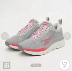 Reebok ランニングシューズ 24.5cm ロードストライダーグレー ピンクのサムネイル