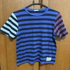 【GUジーユー】Tシャツキッズ150 ボーダーのサムネイル