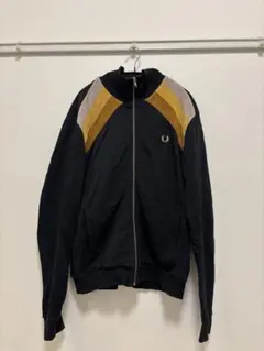 【timeison】FRED PERRY メンズ トラックジャケット ブラックのサムネイル