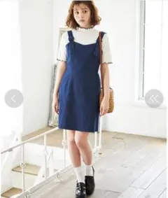 【新品.タグ無し】INGNI レースアップジャンスカ