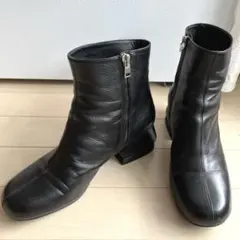 MARNI 36ブラック　レザー　ショートブーツ　マルニ