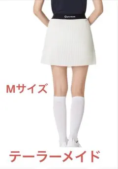 テーラーメイド ゴルフアコーディオンプリーツスコート / 白TL824