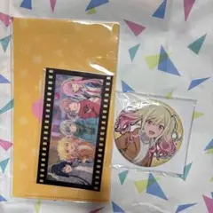 プロセカ はぴこれ 咲希 チケットホルダー グリッター缶バッジ 2点