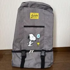 スヌーピー・ウッドストック リュック グレー