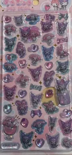 うるちゅるポップシール　マイメロディ × クロミ