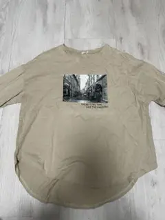 GLACIER ベージュ 長袖 Tシャツ Mのサムネイル