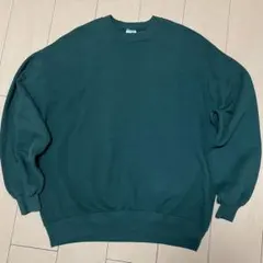 80s〜90s USA製JERZEES ブランク スウェット グリーン XL