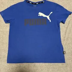 PUMA ロゴ Tシャツ 130サイズ 青