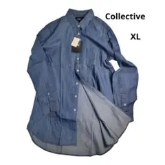 【新品タグ付き】Collective コレクティブ　コットンシャツ　メンズビギ