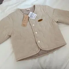 新品　ハートキルティング　アウター80 トイザらス