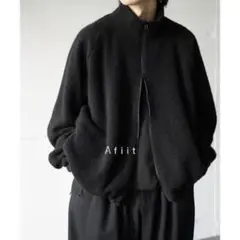 Afiit アフィット FLEECE BLOUSON ブラック サイズ2
