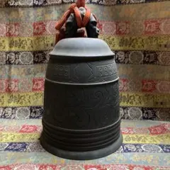 古銅釣鐘　梵鐘　半鐘　仏頭　重さ約1.2K 高18.7×径12.3cm 古銅釣鐘 梵鐘 半鐘 仏頭 重さ約1.2K 高18.7×径12.3cm - メルカリ