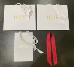 Dior ショッパー ３点　バレンタイン限定リボン付き