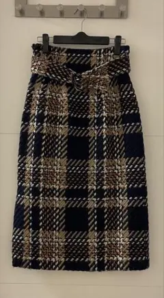 Mila Owen チェック柄タイトスカート サイズ0