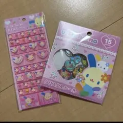 ウサハナ　タイルシール　おはじきシール