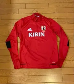 【美品】adidas サッカー長袖シャツ Mサイズ