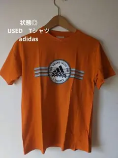 adidas オレンジ Tシャツ