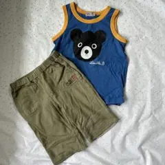 【送料込】ミキハウスタンクトップとパンツセット