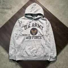 7AS10 PX AVIREX パーカー　スウェット　グレー　XL フーディ古着