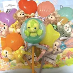 ディズニー ダッフィー スティック バルーン 手持ち カラフルハピネス