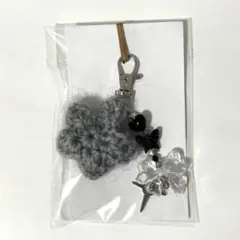 ハンドメイド 星 ビーズ キーホルダー チャーム