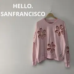 HELLO.SAN FRANCISCO フラワーカットアウト スウェットのサムネイル