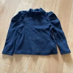 babyGAP パフスリーブ 長袖トップス 18-24M 90 黒　リブT