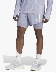 adidas ランニングパンツ ライトグレー　メンズMサイズ