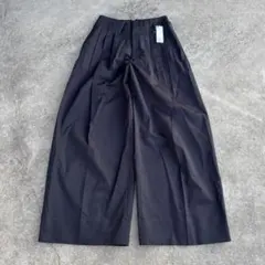 GU × beautiful people タックワイドパンツ ブラック XL