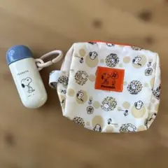 スヌーピー オムツポーチ ＆ リッチェル 赤ちゃんせんべいケース セット
