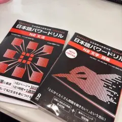 日本語パワードリル N2 文法・文字語彙 2冊セット JLPT対策