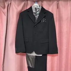 ブラックストライプスーツ 120サイズ