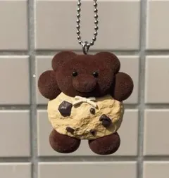 チョコチップクッキー クマ マスコット キーホルダー - メルカリ