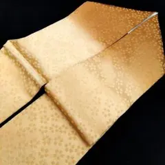 伊達襟　重ね襟　振袖　広衿　桜　金糸　ベージュ　#731