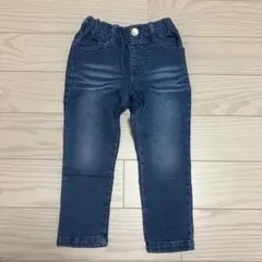 ブルー デニムパンツ 100cm ストレッチ　ブリーズ