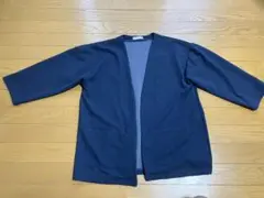 アーバンコレクション 7分袖カーディガン　ネイビー　Mサイズ