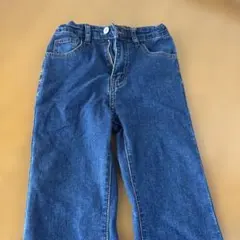 SHEIN デニムブルー ストレートパンツ 10Y