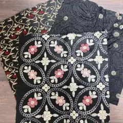 刺繍生地 ハギレ