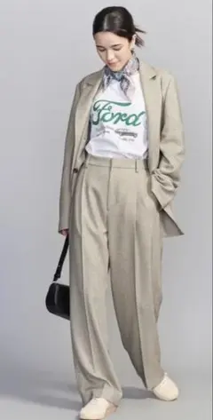 リネン スラックス